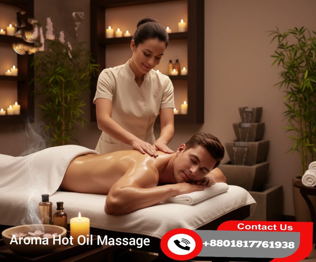 aroma hot oil massage